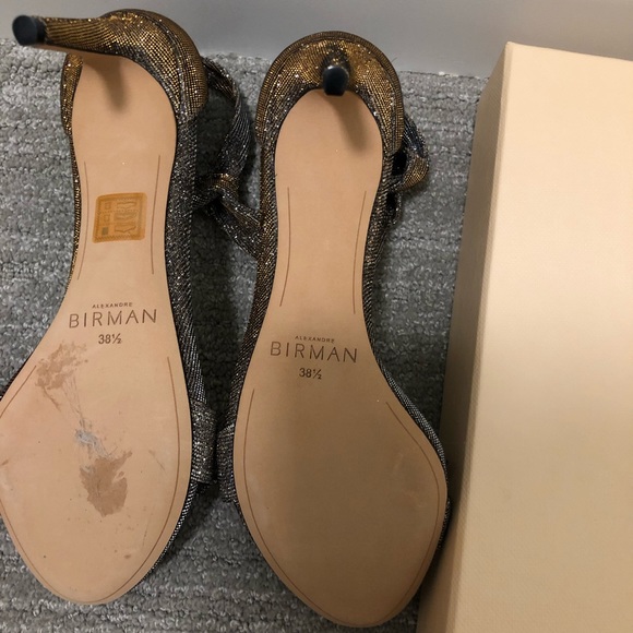 Alexandre Birman Clarita Metallic Sandal size 38.5 - Picture 5 of 8